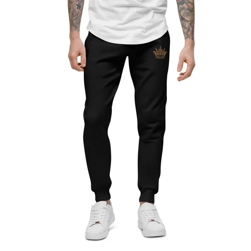 Embroidered Crown Jogger 