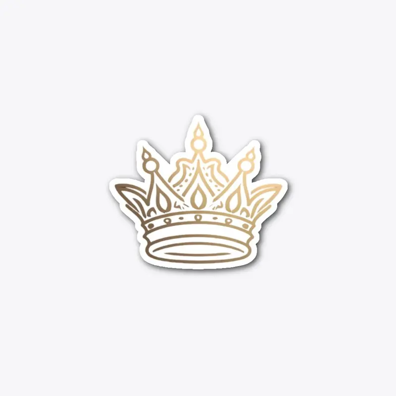 Crown Logo Sticker